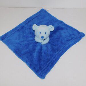 George Plush Blue Bear Security Blanket soft baby lovey Nunu Soother Toy